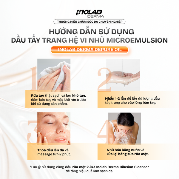 Dầu tẩy trang Inolab Derma Depure Oil 110ml
