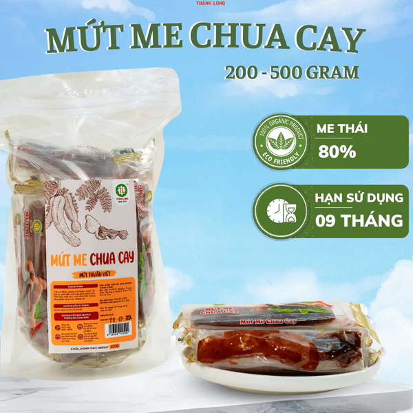 Mứt Me Nguyên Trái Chua Cay Truyền Thống – Đặc Sản Ăn Vặt Miền Tây