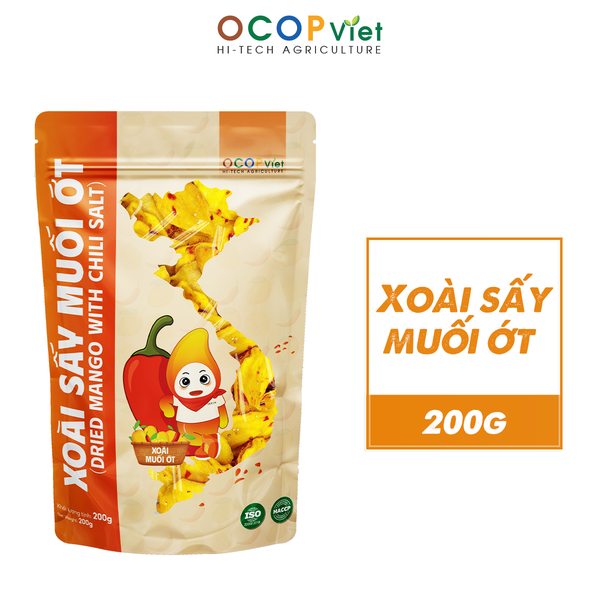 Xoài Sấy Dẻo Muối ớt (OCOP 3 sao)