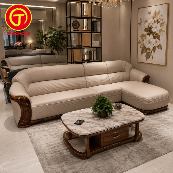 Sofa Gỗ Mun W-79