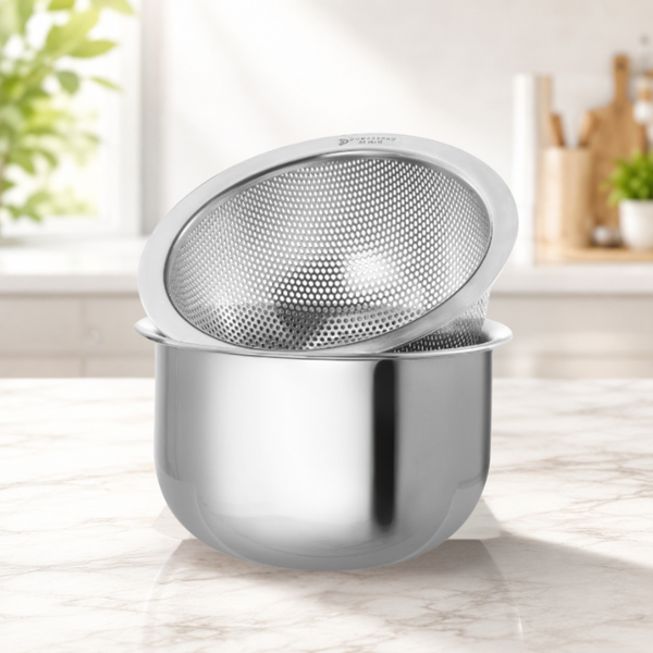 Bộ Thau Rá Inox 304