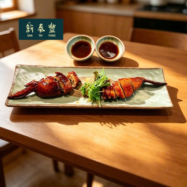 Cánh Gà Nhồi Hải Sản Quay HongKong & Cánh Gà Nhồi Xôi Quay HongKong (2 Cái)