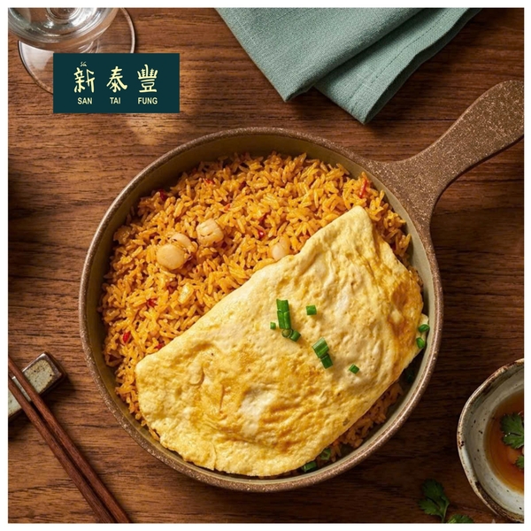 Cơm Chiên Sò Điệp Bọc Trứng