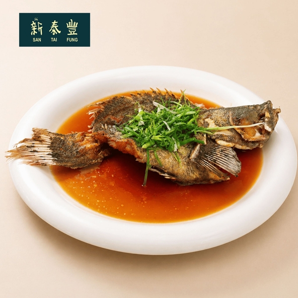 Cá Mú Chiên Giòn Sốt Nước Tương