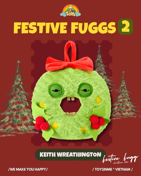 ĐỒ CHƠI GẤU BÔNG SƯU TẦM FUGGLER FESTIVE FUGGS 2