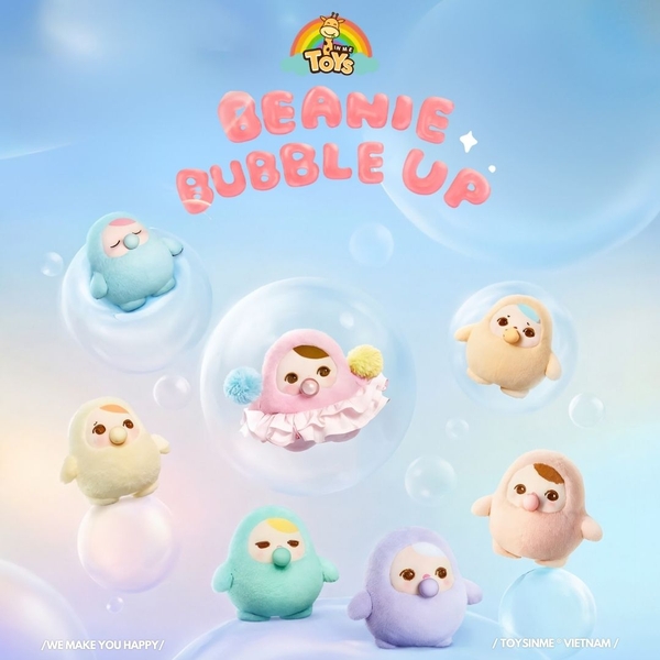 ĐỒ CHƠI HỘP MÙ PUCKY BEANIE BUBBLE UP SERIES - PLUSH PENDANT BLIND BOX