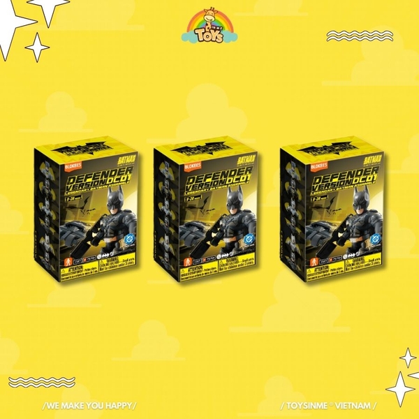 ĐỒ CHƠI MÔ HÌNH LẮP RÁP BLOKEES - BATMAN LENGENDARY ASSEMBLE