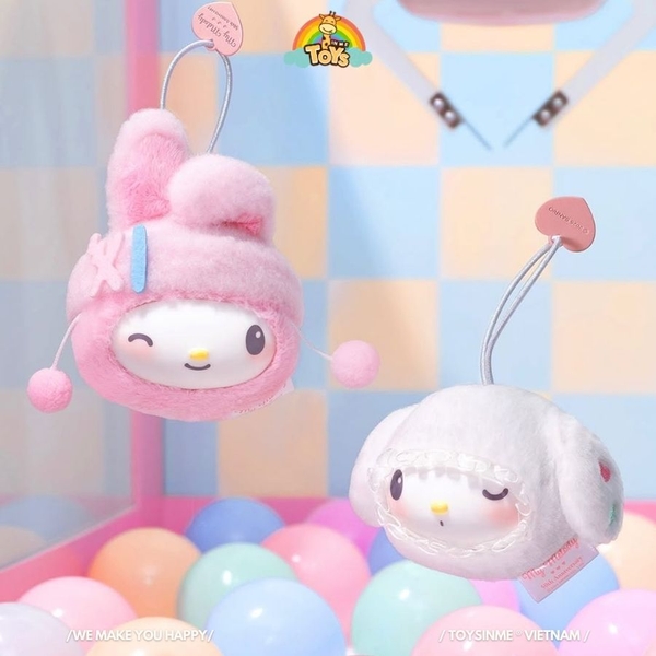 ĐỒ CHƠI TÚI MÙ MÓC KHÓA MY MELODY - ADORABLE BUNNE SERIES PLUSH RELAXING