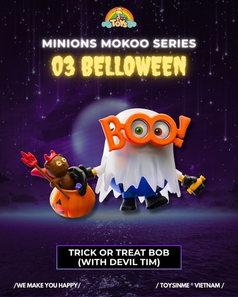 ĐỒ CHƠI HỘP MÙ MÔ HÌNH MINION MOKOO - BELLOWEEN