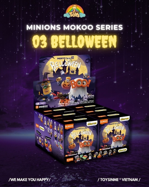 ĐỒ CHƠI HỘP MÙ MÔ HÌNH MINION MOKOO - BELLOWEEN