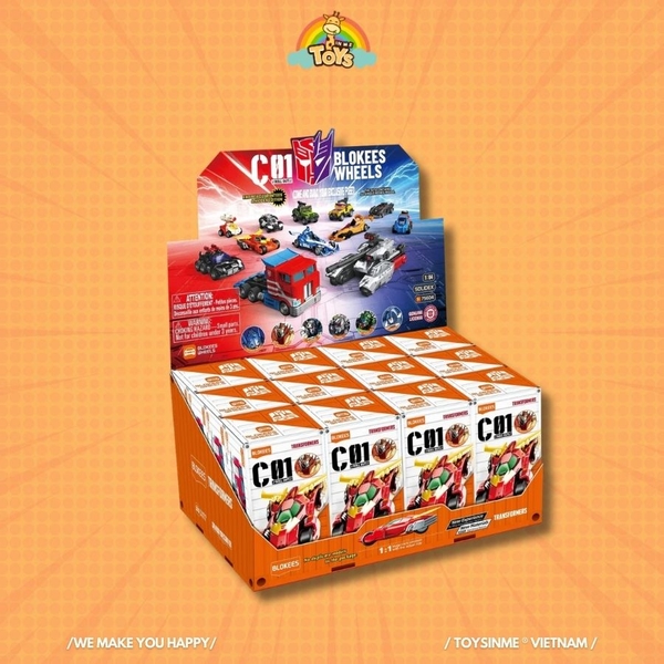 ĐỒ CHƠI HỘP MÙ LẮP RÁP TRANSFORMERS - WHEELS C01