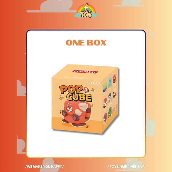 HỘP MÙ ĐỒ CHƠI DISNEY/PIXAR POP CUBE - 3 SERIES FIGURE BLINDBOX