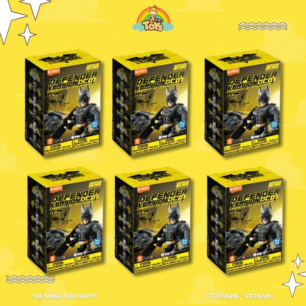ĐỒ CHƠI MÔ HÌNH LẮP RÁP BLOKEES - BATMAN LENGENDARY ASSEMBLE