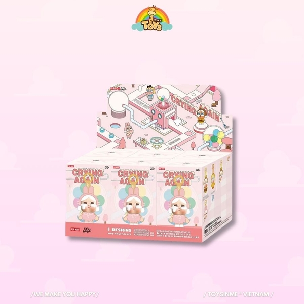 ĐỒ CHƠI HỘP MÙ CRYBABY CRYING AGAIN SERIES - VINYL FACE PLUSH