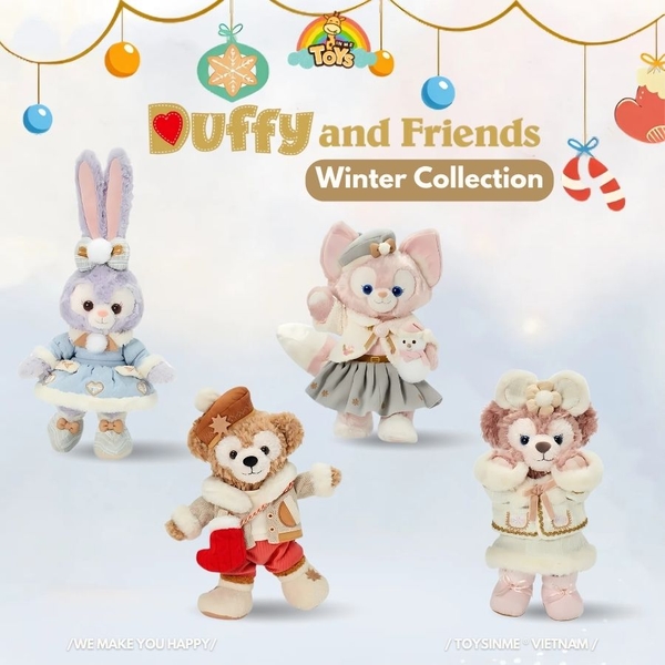 GẤU BÔNG LINABELL WINTER 30CM CHÍNH HÃNG DISNEY