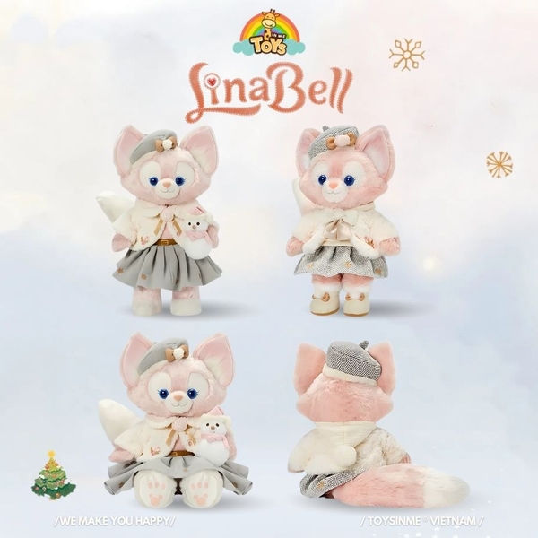 GẤU BÔNG LINABELL WINTER 30CM CHÍNH HÃNG DISNEY