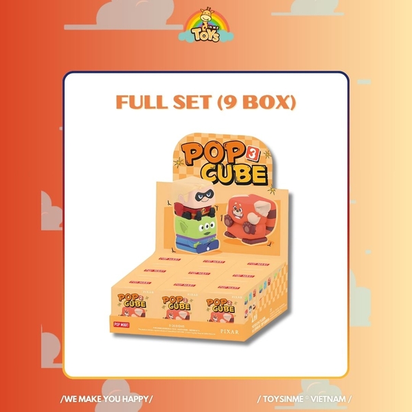 HỘP MÙ ĐỒ CHƠI DISNEY/PIXAR POP CUBE - 3 SERIES FIGURE BLINDBOX