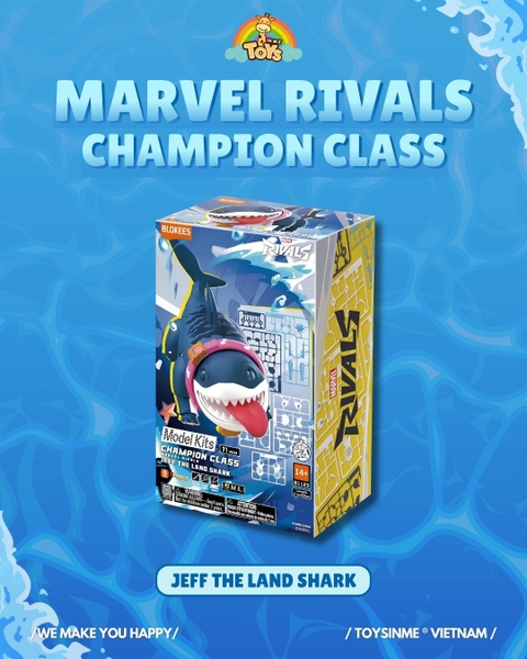 ĐỒ CHƠI LẮP RÁP MÔ HÌNH BLOKEES MARVEL RIVALS - JEFF- THE LAND SHARK