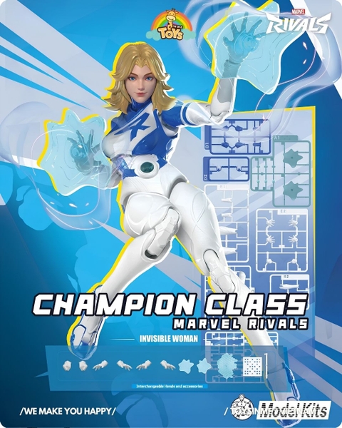 ĐỒ CHƠI MÔ HÌNH LẮP RÁP BLOKEES MARVEL RIVALS - INVISIBLE WOMEN