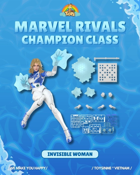 ĐỒ CHƠI MÔ HÌNH LẮP RÁP BLOKEES MARVEL RIVALS - INVISIBLE WOMEN