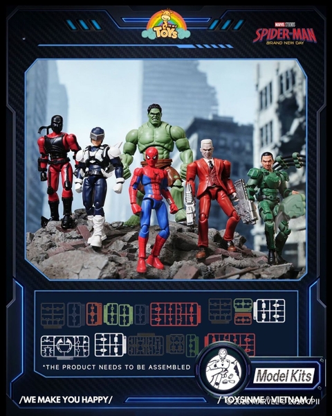 ĐỒ CHƠI HỘP MÙ LẮP RÁP MÔ HÌNH MARVEL HERO CC LITE 1