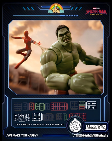 ĐỒ CHƠI HỘP MÙ LẮP RÁP MÔ HÌNH MARVEL HERO CC LITE 1