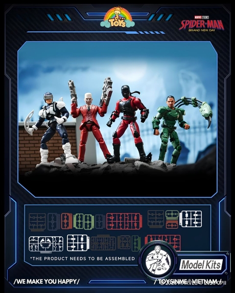 ĐỒ CHƠI HỘP MÙ LẮP RÁP MÔ HÌNH MARVEL HERO CC LITE 1