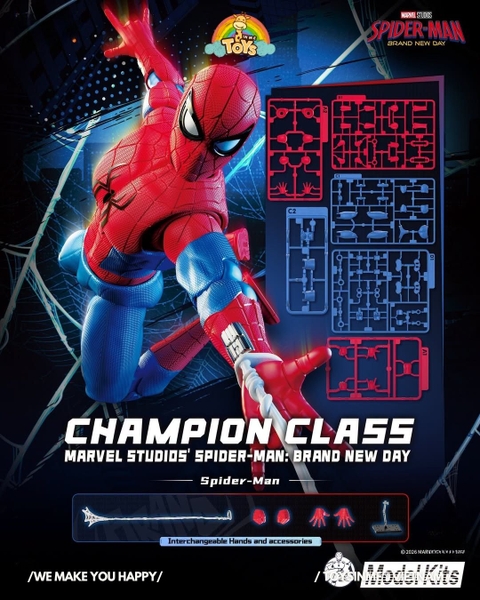 ĐỒ CHƠI LẮP RÁP MÔ HÌNH BLOKEES MARVEL - SPIDERMAN BRAND NEW DAY- HEROES - CHAMPION CLASS