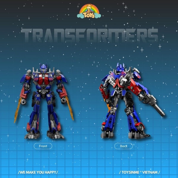 ĐỒ CHƠI LẮP RÁP MÔ OPTIMUS PRIME BLOKEES TRANSFORMERS CLASSIC CLASS 09