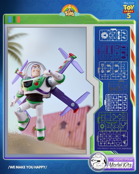 ĐỒ CHƠI LẮP RÁP MÔ HÌNH BLOKEES BUZZ HI - TECH EDITION - TOY STORY 5 - CHAMPION CLASS CC01