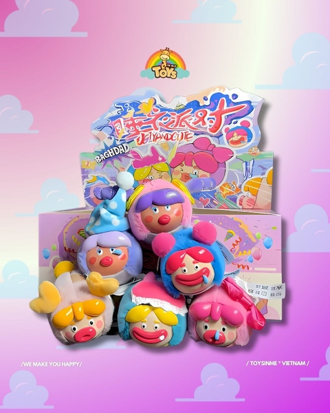 ĐỒ CHƠI HỘP MÙ MÓC KHÓA CRYHAHA UGLY AND CUTE FAMILY PAJAMA PARTY