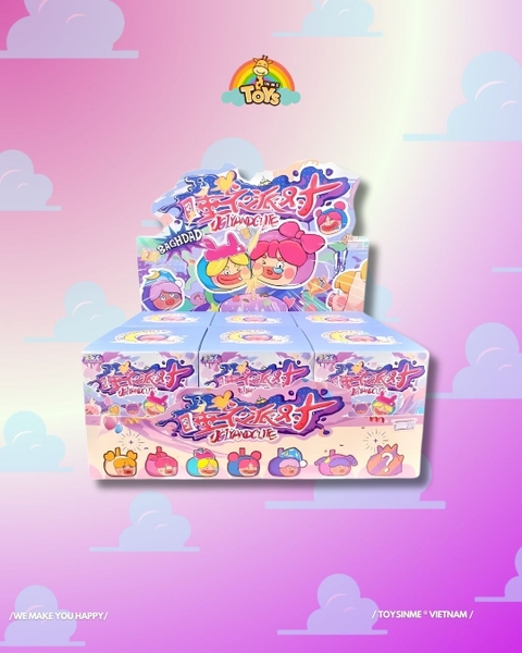 ĐỒ CHƠI HỘP MÙ MÓC KHÓA CRYHAHA UGLY AND CUTE FAMILY PAJAMA PARTY