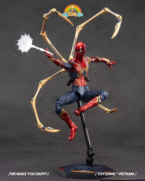 ĐỒ CHƠI MÔ HÌNH ZD TOYS MARVEL - IRON SPIDERMAN WITH PLASTIC HOLDER