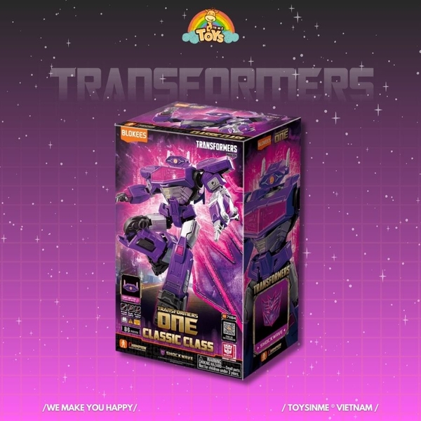 ĐỒ CHƠI LẮP RÁP MÔ HÌNH TRANSFORMERS ONE SHOCKWAVE BLOKEES