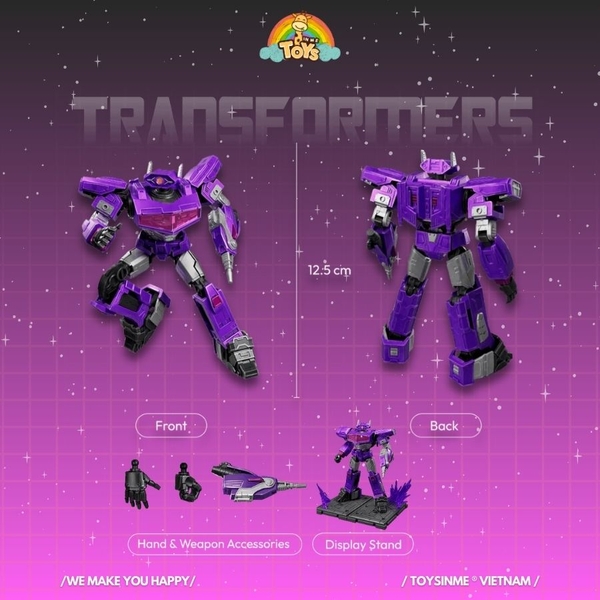 ĐỒ CHƠI LẮP RÁP MÔ HÌNH TRANSFORMERS ONE SHOCKWAVE BLOKEES