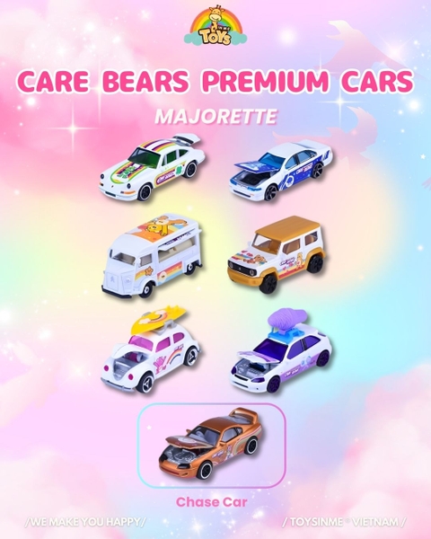 MÔ HÌNH XE MAJORETTE CARE BEAR PRIMIUM CAR - ĐỒ CHƠI XE SƯU TẦM