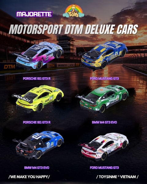 ĐỒ CHƠI XE MÔ HÌNH MAJORETTE MOTOSPORT DTM DELUXE CARS