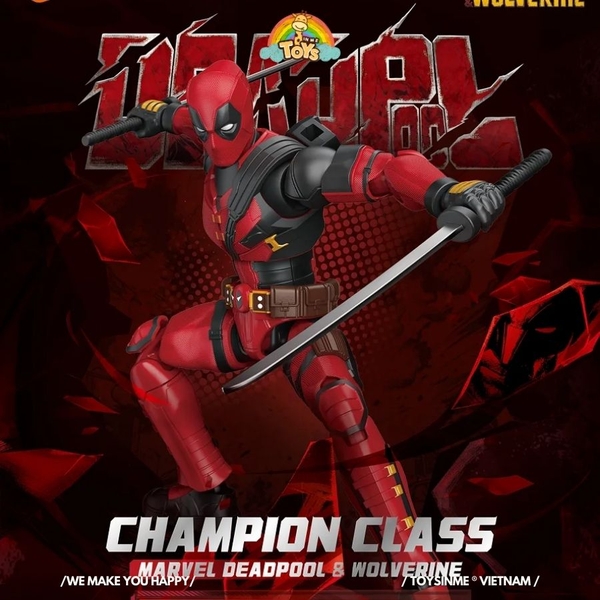ĐỒ CHƠI MÔ HÌNH NHÂN VẬT MARVEL DEADPOOL & WOLVERINE CHAMPION CLASS 04