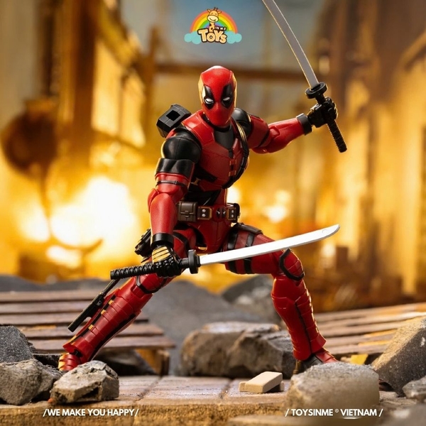 ĐỒ CHƠI MÔ HÌNH NHÂN VẬT MARVEL DEADPOOL & WOLVERINE CHAMPION CLASS 04
