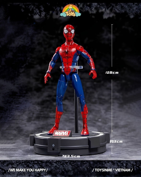 ĐỒ CHƠI MÔ HÌNH ZD TOYS MARVEL - CLASSICAL SPIDERMAN ( CÓ ĐÈN )