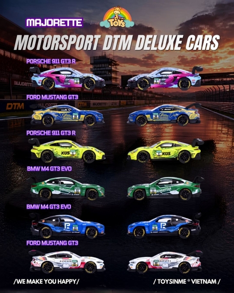 ĐỒ CHƠI XE MÔ HÌNH MAJORETTE MOTOSPORT DTM DELUXE CARS