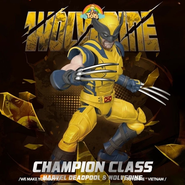 ĐỒ CHƠI MÔ HÌNH NHÂN VẬT MARVEL DEADPOOL & WOLVERINE CHAMPION CLASS 04