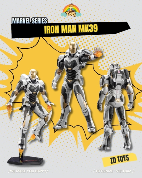 ĐỒ CHƠI MÔ HÌNH ZD TOYS MARVEL - IRONMAN MK39
