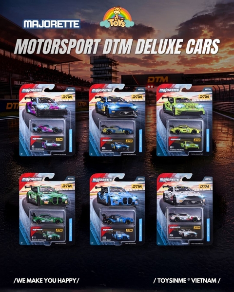 ĐỒ CHƠI XE MÔ HÌNH MAJORETTE MOTOSPORT DTM DELUXE CARS