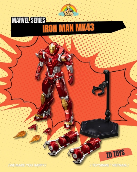 ĐỒ CHƠI MÔ HÌNH ZD TOYS MARVEL - IRON MAN MK35