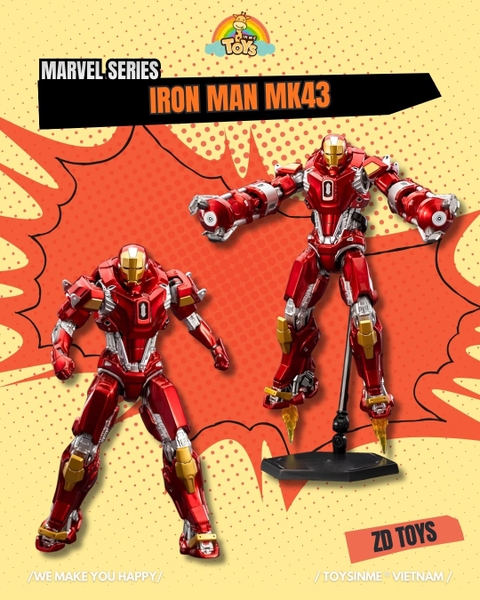 ĐỒ CHƠI MÔ HÌNH ZD TOYS MARVEL - IRON MAN MK35