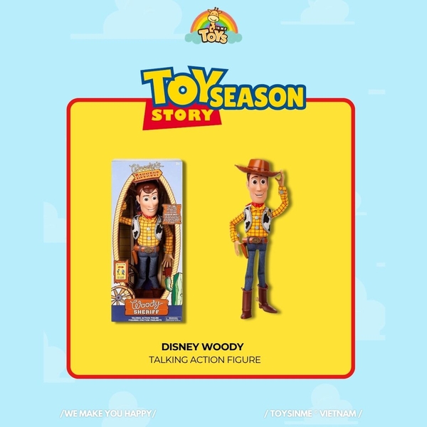 MÔ HÌNH WOODY TOYSTORY INTERACTIVE TALKING ACTION FIGURE