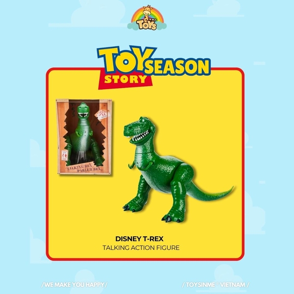 MÔ HÌNH KHỦNG LONG T-REX TOYSTORY INTERACTIVE TALKING ACTION FIGURE