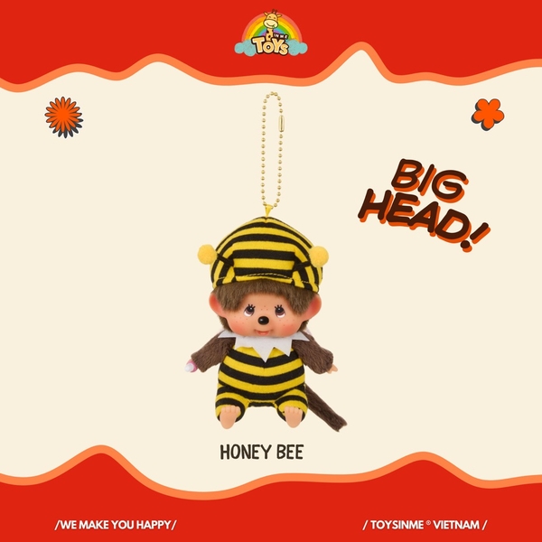 ĐỒ CHƠI MÓC KHÓA KEYRING MONCHHICHI PLUSH 11CM