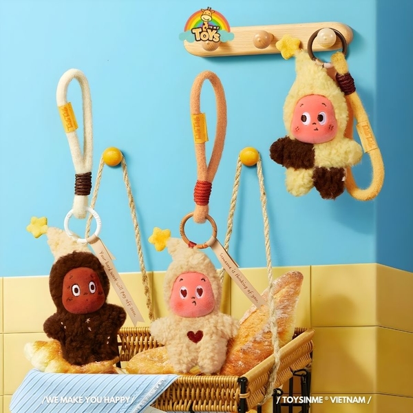 ĐỒ CHƠI MÓC KHÓA TWINKLE TWINKLE SAVOR THE MOMENT SERIES-FRESH-BAKED MINI COOKIES PLUSH PENDANT BLIND BOX